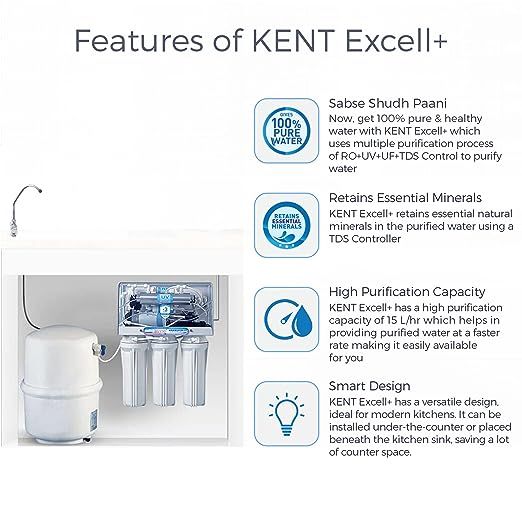 KENT%20Excell%20Plus%20RO%20Water%20Purifier%20(11003)%20%7C%20RO+UV+UF+TDS%20Controller%20%7C%20Under%20the%20Counter%20%7C%20Patented%20Mineral%20RO%20Technology%7C%207L%20Storage%20%7C%2015%20L/hr%20Output%20%7C%20White%20-%20Image%203