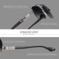 KINGSEVEN New Design Sunglasses For Men Polarized Gradient Women Sun glasses Semi-Rimless Square Half-Frame Retro Eyewear 2023.