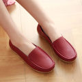 New Nurse Shoes Women's Hospital Work Shoes Soft Sole Wedge Heel Comfortable Breathable Single Shoes Solid Color Shallow Slouch. 