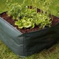 Raised Garden Planter Fabric Bed, 4 Divided Grids Durable Square Planting Grow Pot for Suitable for Planting Vegetables, Flowers and Plants. 