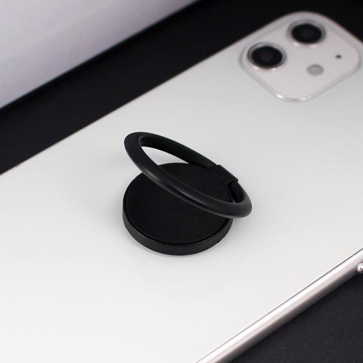 【Top Picks】 Ultra-thin luxury metal round socket holder magnetic car holder accessory ring