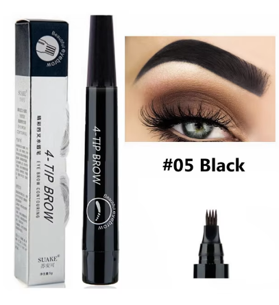 4 Point Eyebrow Pencil Maquillajes Para Mujer Waterproof Liquid Eyebrow Pen Makeup Long Lasting Cosmetic Microblade Brow Pencil