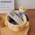 ECHIDNA Sundries Storage Basket Reusable Convenient Socks Underwear Woven Storage Basket.