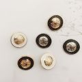[ New ] Metal Button Suit Coat Button Suit Cufflinks Trouser Buttons round Woolen High-Grade Buttons Top for Women Windbreaker Button. 