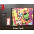 Movie Spiderman Marvel Newest Wallet Avengers Cartoon Iron Man Captain America Thor Hulk Leather Short Purse With Coin Pocket for Kids Men Women Fans.