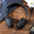 Wired USB Headset Call Center Headset with Microphone Game Noise Canceling Over-Ear Headphones for Computer PC.