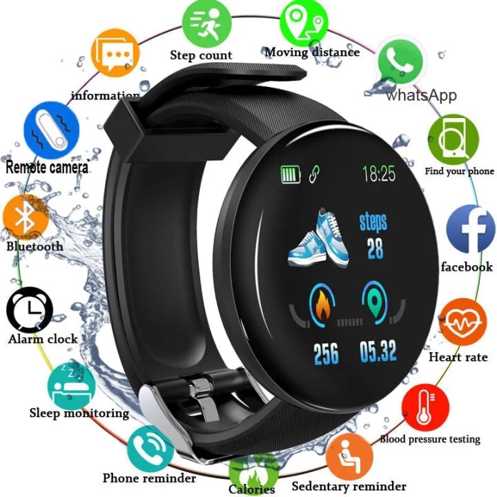 %E3%80%90TianYu%20Mall%E3%80%91Digital%20Watch%20watches%20Blood%20Pressure%20Round%20Smart%20watch%20Women%20Smart%20Bracelet%20Waterproof%20Sport%20Tracker%20For%20Android%20-%20Image%203