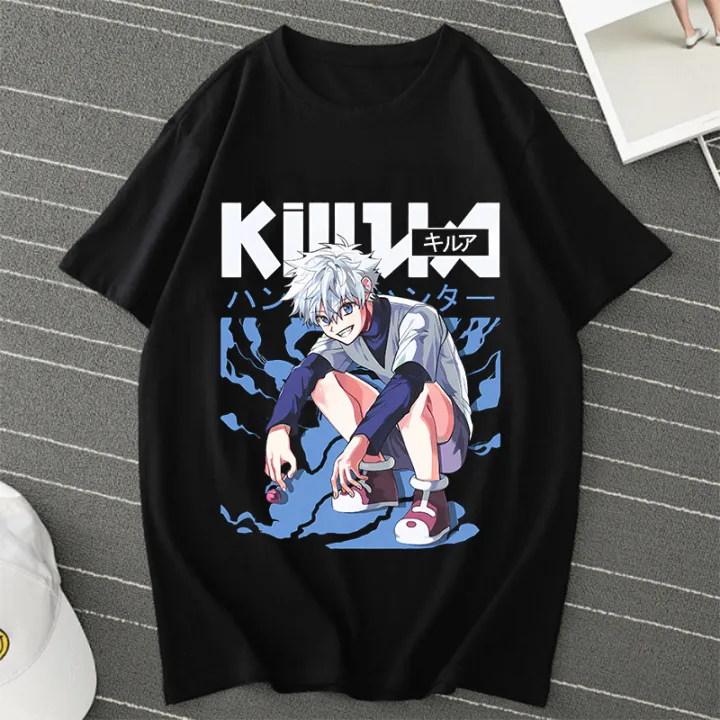 Anime%20Hunter%20X%20Killua%20Zoldyck%20T%20Shirts%20Men/women%20HXH%20T-shirt%20Casual%20Plus%20Size%20Streetwear%20Summer%20Men%20Clothing%20Tops%20-%20Image%204