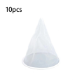 10 Pack White Honey Strainer Nylon Fiber Mesh Beekeeping Equipment Honey Filter Bee Tools. 