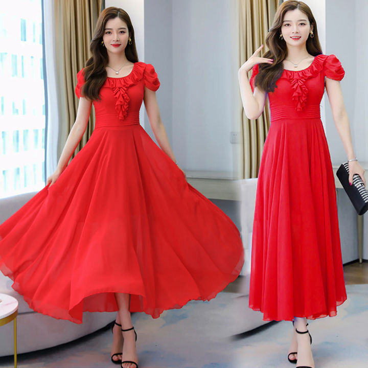 New%20Attractive%20Womens%20Chinese%20Neck%20Design%20Georgette%201%20Piece%20Long%20Kurti%20Stylish%20Fashion%20Wear%20-%20Image%202