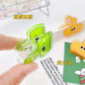 Cute Big Eyes Cartoon Acrylic Memo Ins Exam Paper Ticket Office Document Book PP Clip.