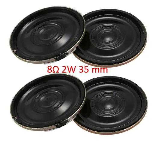 2W%208%20Ohm%20Micro%20Internal%20Speaker%20Magnet%20Loudspeaker%2035mm%20Dia%20Round%20Metal%20for%20radio%204%20pcs%20-%20Image%204