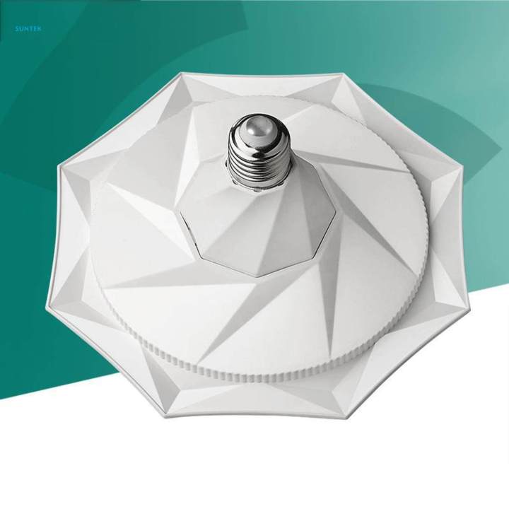 LED Garage Light 6500K Cold White Ceiling Light Bulb for Porch Loft Workshop 24W