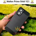 Walton Primo Y21 Back Cover Soft Silicone With Carbon Fiber Design Luxury Premium Back Case Y21 Walton Primo OrbitY21.