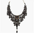 Gothic Lace Choker Clavicle Chain Women's Choker Simple Necklace Black Punk Accessories Choker Neck Strap. 