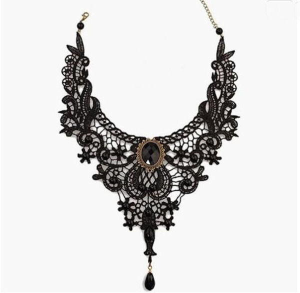 Gothic%20Lace%20Choker%20Clavicle%20Chain%20Women's%20Choker%20Simple%20Necklace%20Black%20Punk%20Accessories%20Choker%20Neck%20Strap%20-%20Image%205