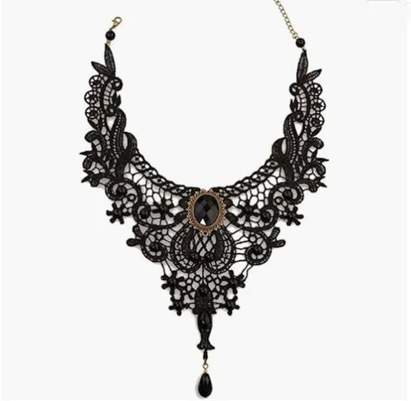 Gothic%20Lace%20Choker%20Clavicle%20Chain%20Women's%20Choker%20Simple%20Necklace%20Black%20Punk%20Accessories%20Choker%20Neck%20Strap%20-%20Image%205
