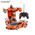 1/18 RC Car 2 in 1 Transformation Robots Model remote control Car Racing Car Toys Fighting Toys Gift. 