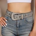 Jeans Rhinestones Belt Bling Bling Diamond Quality Crystal Studded Belt for Women Men Fashion Cinto De Strass Ceinture Femme.