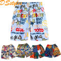 DSstyles Kids Shorts Summer Loose Cartoon Printing Beach Shorts For 3-8 Years Old Boys Girls.