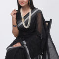Tangail Halfsilk Tat Saree Without Blouse Piece For Women.