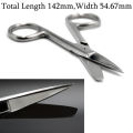 1PC Surgical Steel Hooked Curved Top Poignant Scissor Clamp Plier Body Tweezers Piercing Professional Puncture Tool Piercing Kit.