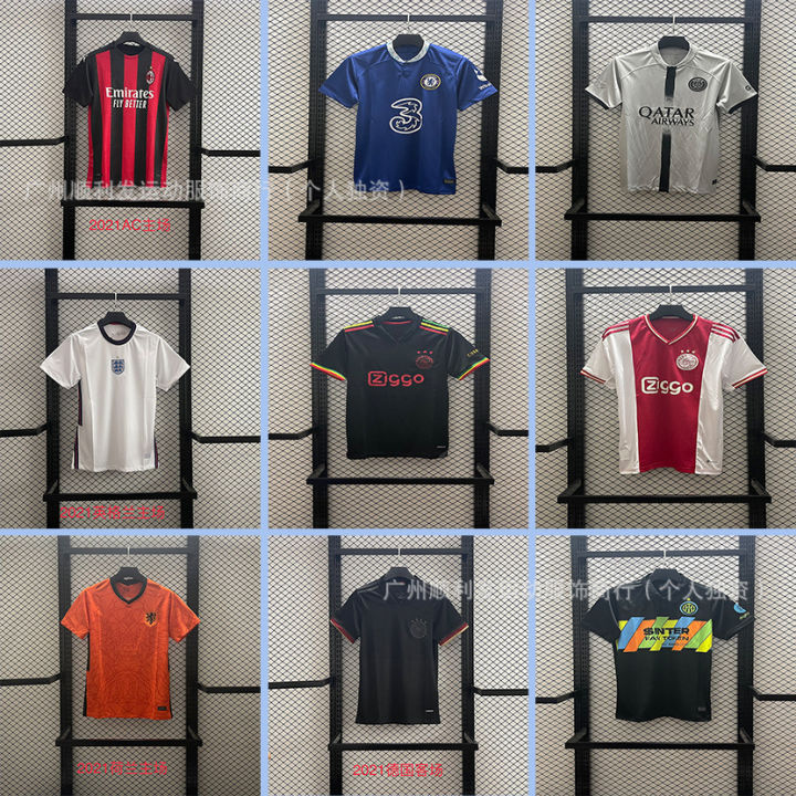 Old football jersey Ajax, ilan, aris, England, ermany, Chelsea, Inter ilan, It, razil
