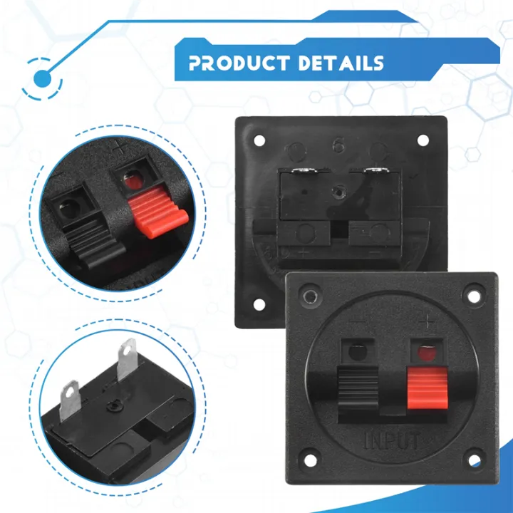 4PCS%20Speaker%20Box%20Terminal%20Cup,%20Spring%20Square%20Subwoofer%20Box%20Terminal%20Binding%20Post%20Connector%20for%20DIY%20Home%20Car%20Speaker%20-%20Image%203