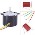 6w Egg Turning Motor incubator turning motor for Automatic Egg Incubators AC220V 2.5 r/min 6W Turning Motor with Gear Deceleration Controllable Permanent Magnet Synchronous Motor. 