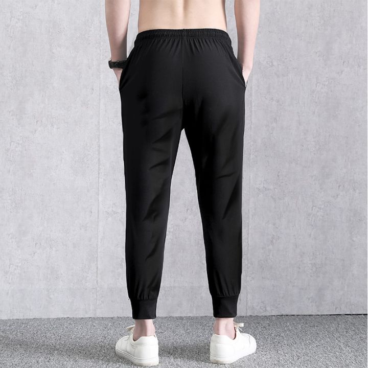 New%20Men's%20Casual%20Spring%20Summer%20Fall%20Running%20Pants%20Student%20Boy%20Korean%20Fashion%20Sports%20Nine%20Pants%20Quick%20Dry%20Double%20Pockets%20-%20Image%206