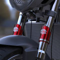 SL 1 Pair Motorcycle Shock Absorber Dust Cover Front Fork Protector Compatible For Cm300 Modified Accessories. 