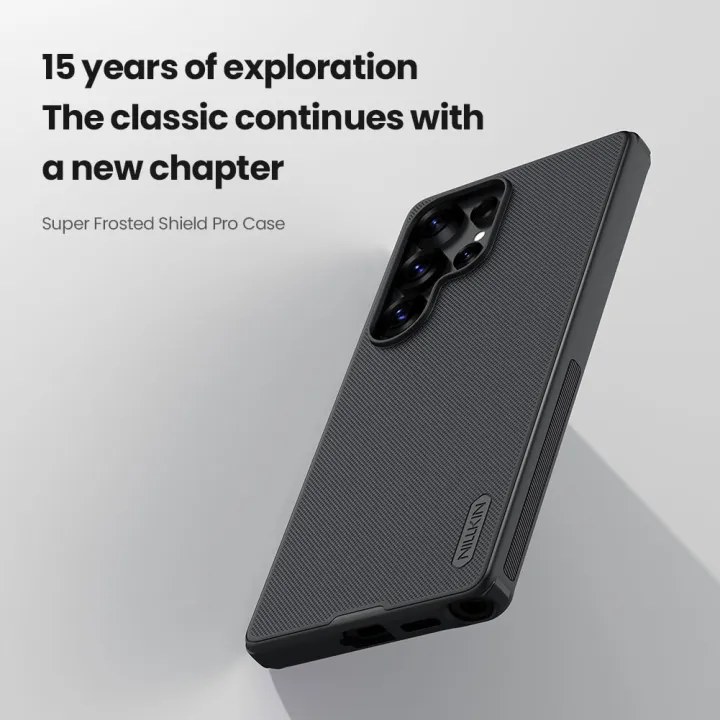 For%20Samsung%20Galaxy%20S25%20Ultra%205G%20Phone,%20NILLKIN%20Super%20Frosted%20Shield%20Pro%20Dual%20Protective%20Material%20PC%20and%20TPU%20Bumper%20Case%20Protective%20Back%20Cover%20-%20Image%202