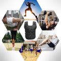 Max Loading 50kg Adjustable Weighted Vest Weight Jacket Oxford Exercise Weight Loading Cloth Strength Training (Empty). 