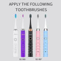 SEAGO Electric Toothbrush Head Replacement Brush Sonic 4PCS Compatible For SG986/SG987/S2/SX/S5 Gum Health Whitening Brush Heads.
