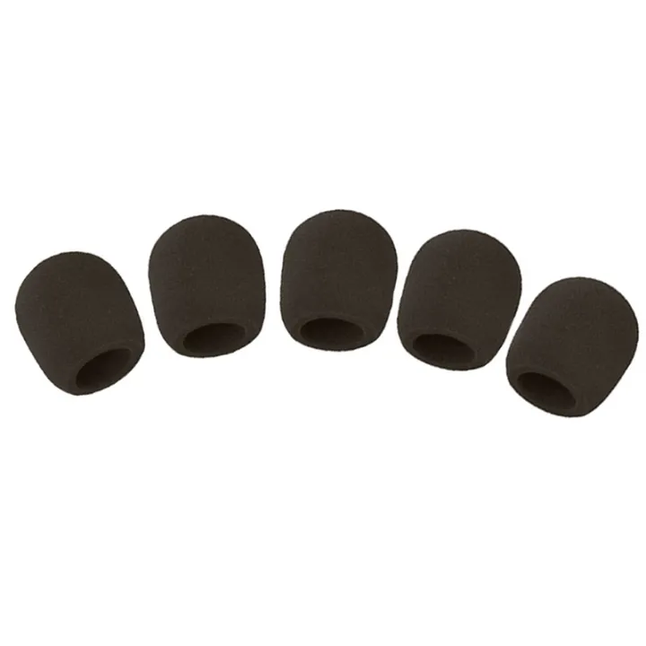 Microphone%20Ball%20Sponge%20Foam%20Cover%20(Set%20of%205,%20Black)%20-%20Image%203