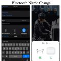 AirPods Pro3 Bluetooth Earbuds IPX4 Waterproof In-Ear Earphone - Earbud iphone wireless bluetooth headset three generation macaron 3 generation pro positioning. 