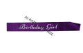 Birthday sash/Birthday girl sash/Birthday Girl Exclusive Sash - Multicolor/PARTY SASH 1 pice/Sashes for birthday and part celebration. 