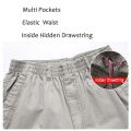 Men's Clothes Spring Summer Cargo Pants Cotton New Overalls Large Size Relaxed Fit Jogger Gym Korean Work Wear Baggy Trousers.