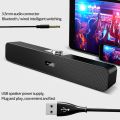 Home Theater Sound System Bluetooth-compatible Wired Speaker Soundbar Computer 3.5mm Speakers For TV Soundbar Box Subwoofer. 