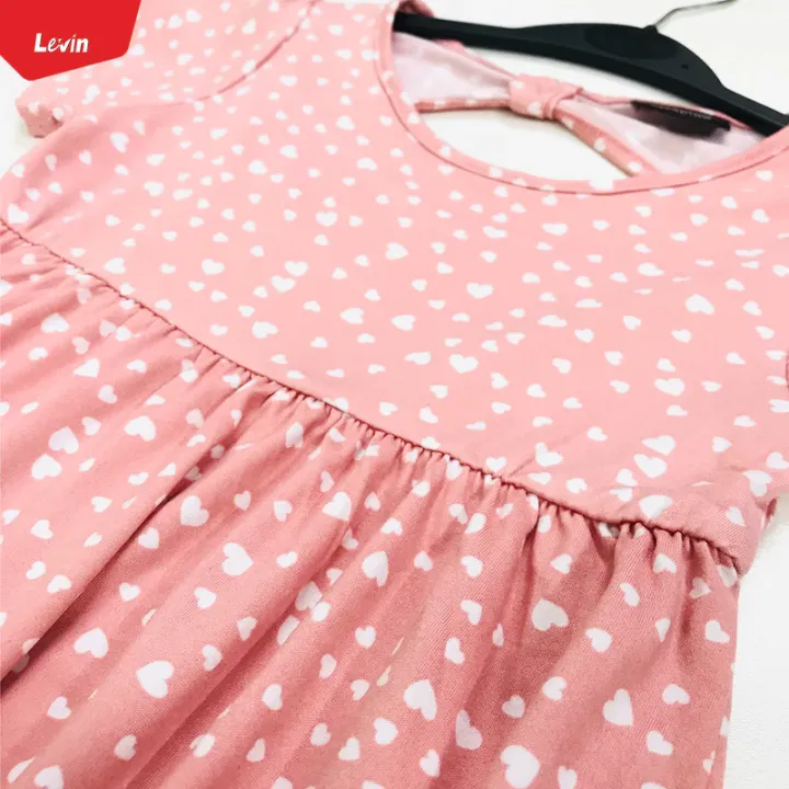 Girls%20Comfortable%20Printed%20Casual%20Short%20Sleeve%20Frock%20From%20Levin%20-%20Image%206