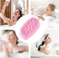 Silicone Bubble Bath Super Soft Body Scrubbing Brush Bubbles bath brush.