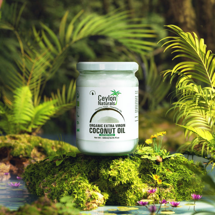 Ceylon Naturals Organic Extra Virgin Coconut Oil 1L / 500 ml