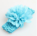 Korean silk chiffon handmade flower headband. 