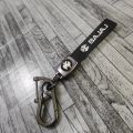 Bajaj Universal Leather Logo Key Ring For Bike Motorcycle Car Motorcycle Keychain - Key Ring. 