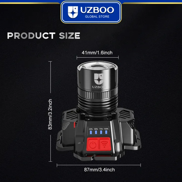 UZBOO%20Headlight%20Waterproof%20Rechargeable%20Motion%20Sensor%20Head%20Light%20Powerful%20Headlamp%20LED%20Headlamp%20Induction%20Headlight%20Waterproof%20Work%20Light%20USB%20Rechargeable%20Emergency%20Light%20Head-mounted%20Lamp%20-%20Image%208