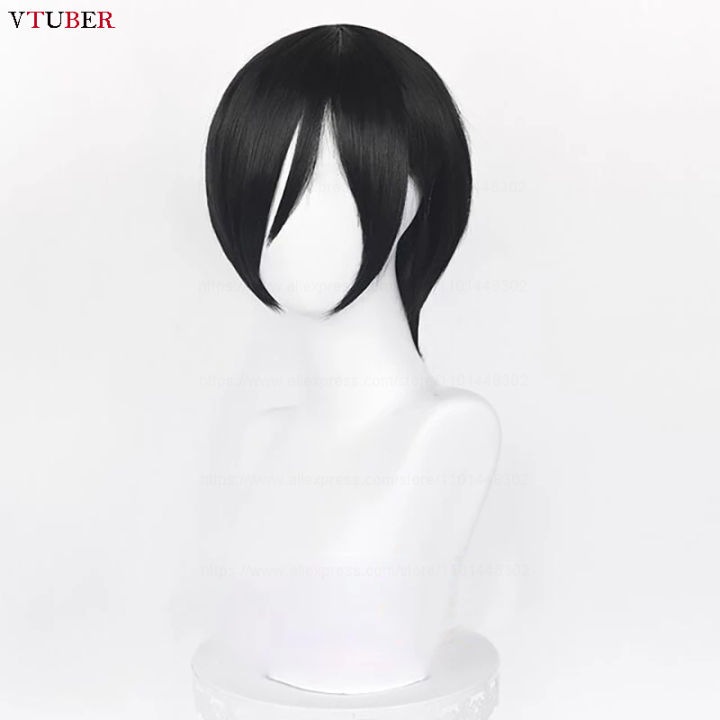 Anime%20Ada%20Wong%20Cosplay%20Wig%20Ada%20Wong%20Wigs%2032cm%20Short%20Black%20Heat%20Resistant%20Synthetic%20Hair%20Woman%20Party%20Role%20Play%20Wigs%20+%20Wig%20Cap%20-%20Image%204