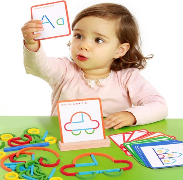 Wooden%20Creative%20Sticks%20And%20Rings%20Puzzle%20Intelligence%20Game%20Montessori%20Early%20Childhood%20Educational%20Toys%20For%20Children%203%20Year%20Old%20-%20Image%202