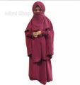 Baby Borka Khimar Full Set 4&8 Year Baby Dubai Cherry - Hijab Collection - Niqab. 