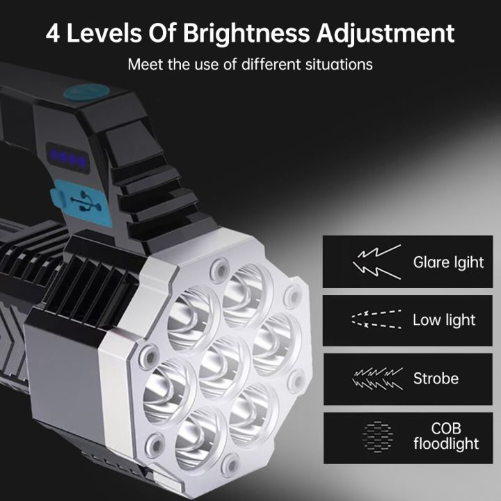 7%20LED%20flashlight%20waterproof%20flashlight%20rechargeable%20emergency%20light%20rechargeable%20heavy-duty%20big%20flashlight%20led%20rechargeable%20high%20power%20Flashlight%20search%20light%20long%20range%20flashlight%20chargeable%20torchlight%20powerful%20torch%20flashlights%20-%20Image%205