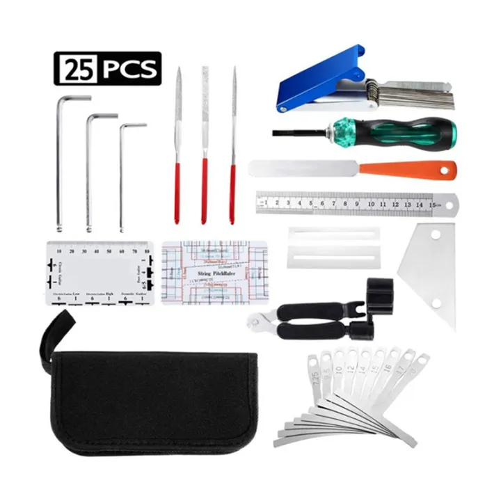Guitar%20Repair%20Tool%20Kit,%20String%20Changing%20Tool,%20Wrench,%20Grinding%20File,%20Measuring%20Ruler,%20Stringer,%20Leveling%20Ruler,%2025%20In%201%20Easy%20Install%20Easy%20To%20Use%20-%20Image%202
